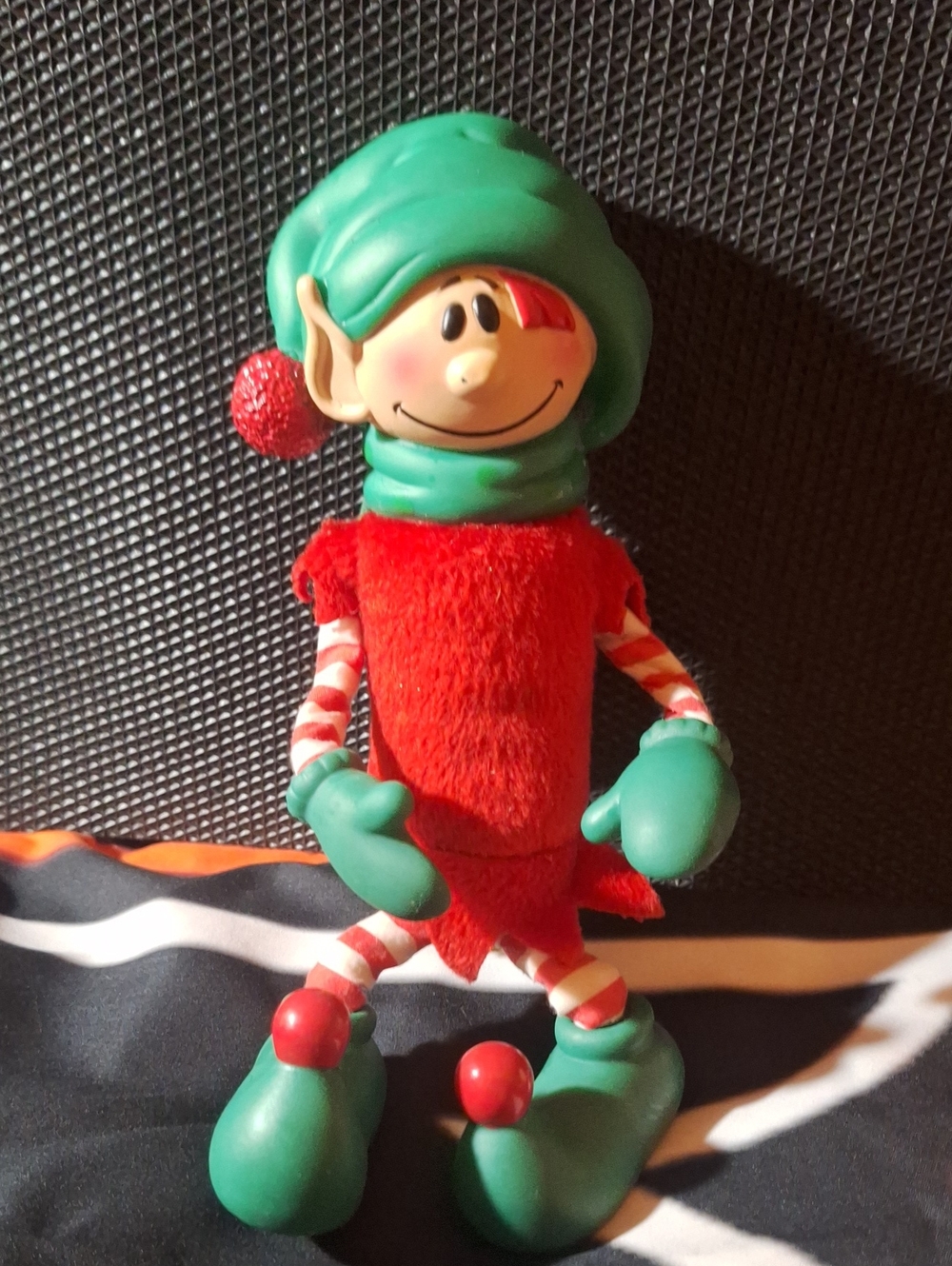 Vintage 1984 Christopher Pop In Kins Christmas Pixie Elf Doll Poseable